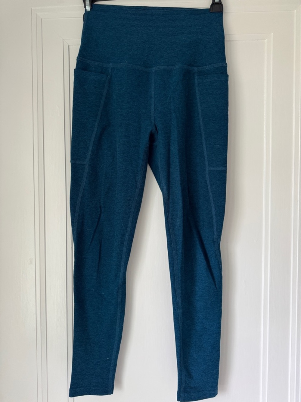 Beyond Yoga Spacedye Out Of Pocket High Waisted Midi Legging S Small blue